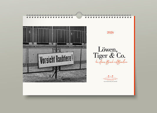 Zirkuskalender Kalender 2026 "Vorsicht Raubtiere!" - Jetzt vorbestellen und Gratiszugabe sichern!